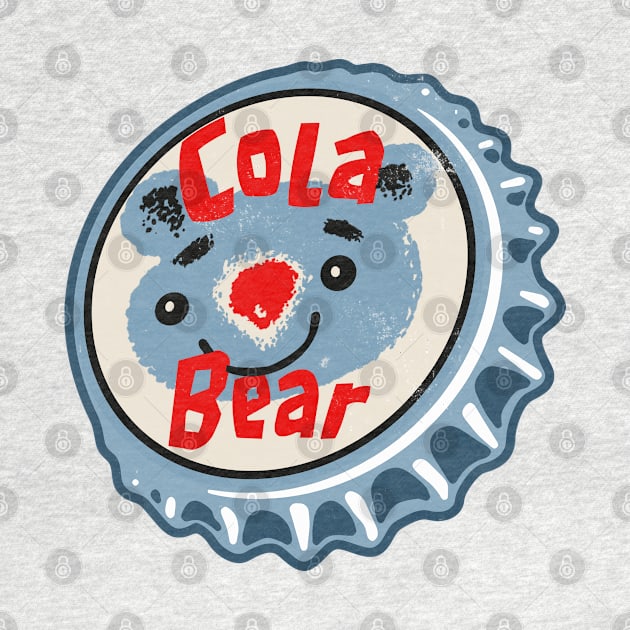 Vintage Cola Bear Cola Bottlecap by StudioPM71